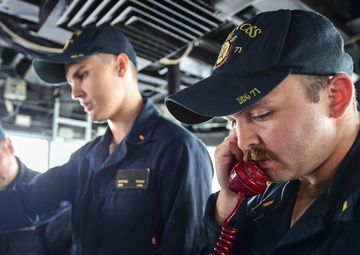 USS Ross Conducts Bilateral Exercise with Spanish Navy