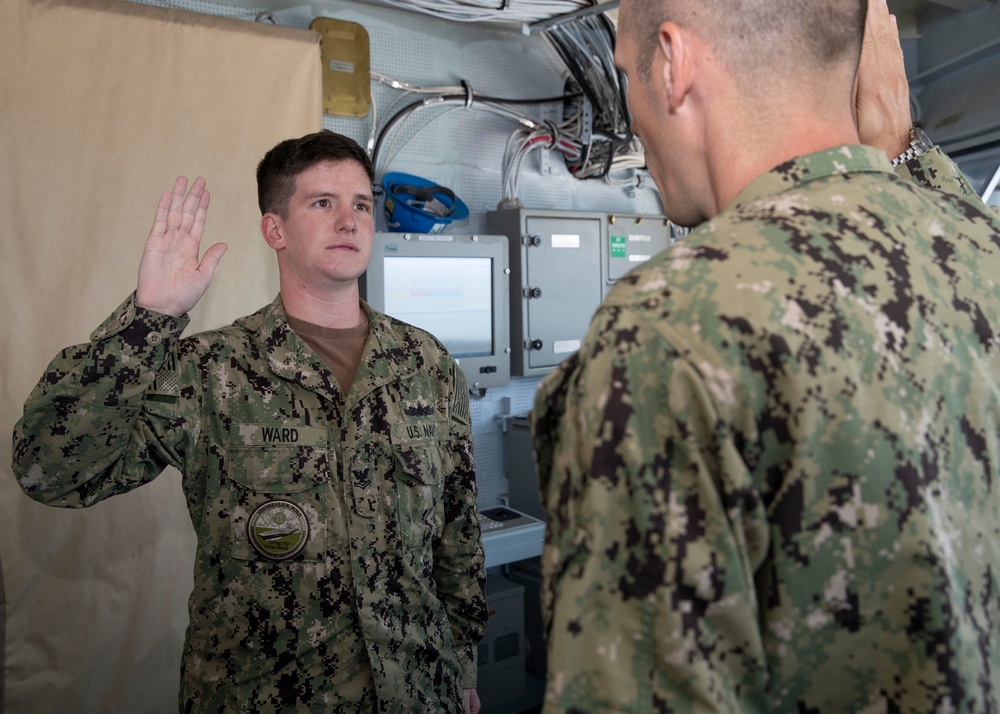 ET2 Ward Reenlistment