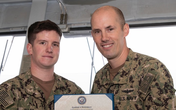 ET2 Ward Reenlistment