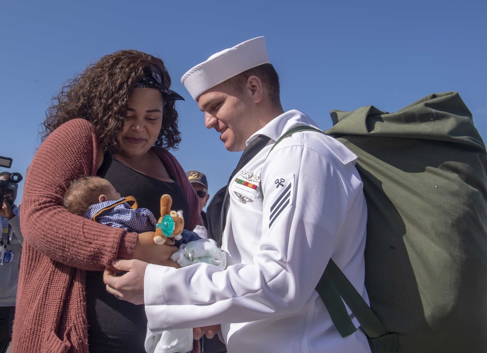 USS Mobile Bay Returns from Deployment