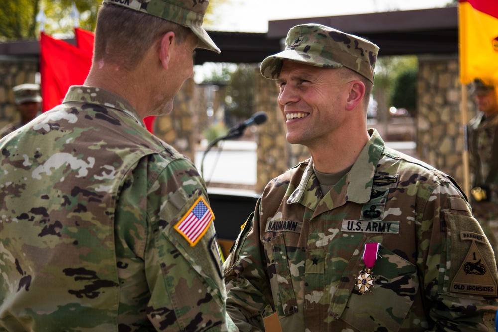 Retreat ceremony honoring Brig. Gen. Naumann