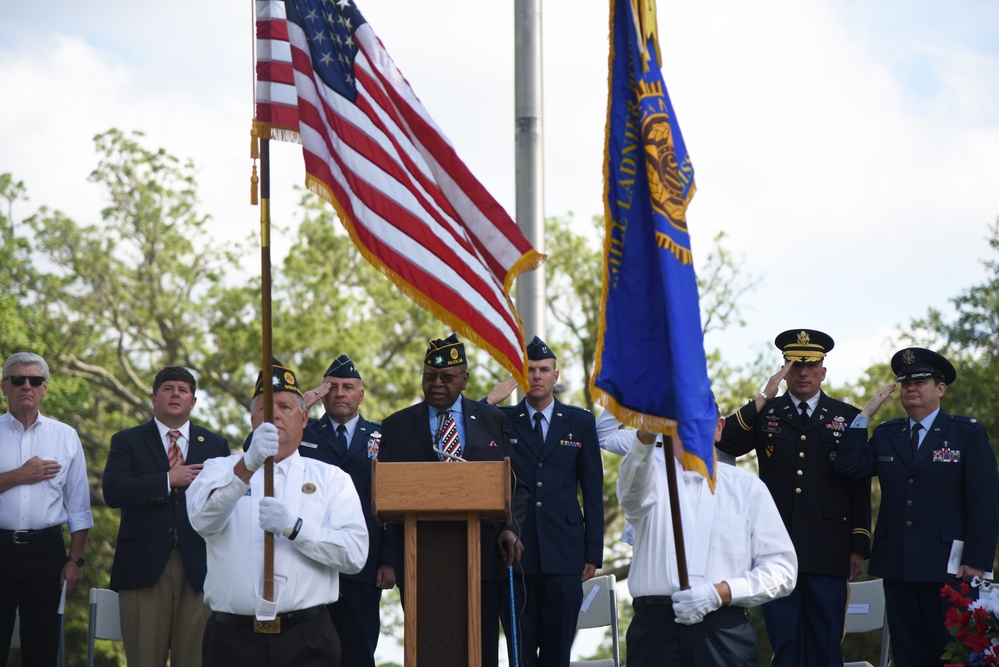 Keesler participates in Biloxi National Cemetery Memorial Day Ceremony