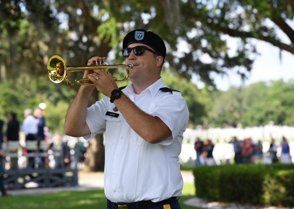Keesler participates in Biloxi National Cemetery Memorial Day Ceremony