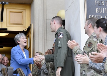 SECAF Clap-Out Ceremony