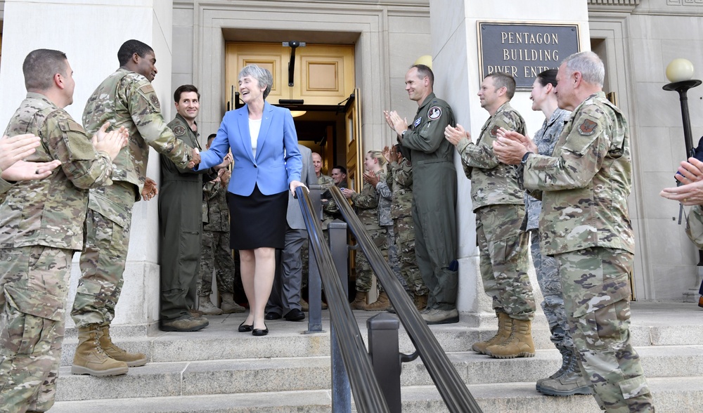 SECAF Clap-Out Ceremony