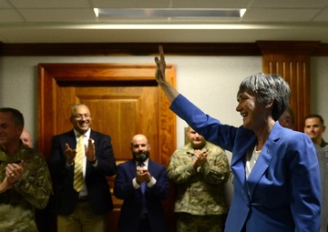 SECAF Clap-Out Ceremony
