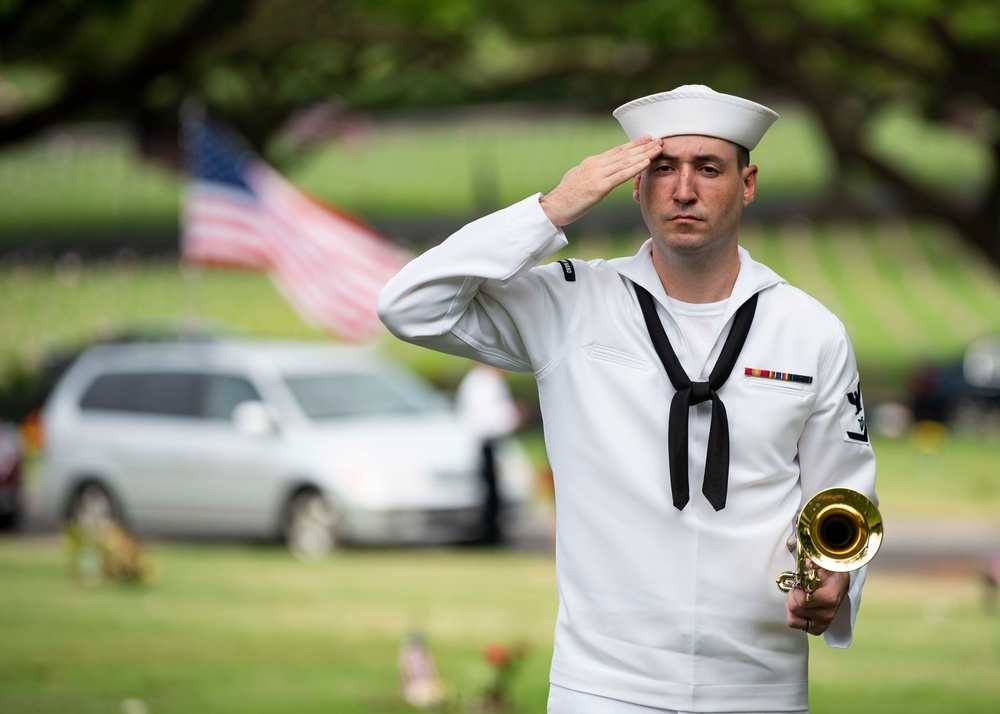 Funeral for Musician 1st Class Mason