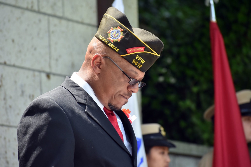 VFW remembers fallen at Yokohama War Cemetery