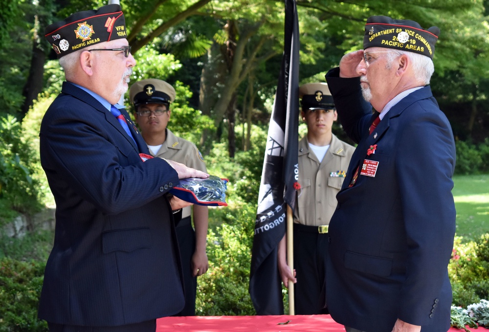 VFW remembers fallen at Yokohama War Cemetery