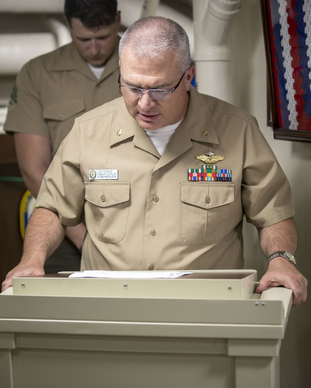 Lance Cpl. Seminar Graduation aboard USS John P. Murtha