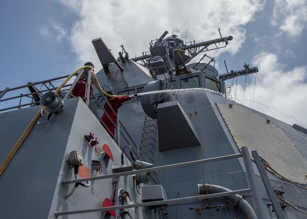 USS Bainbridge Deployment