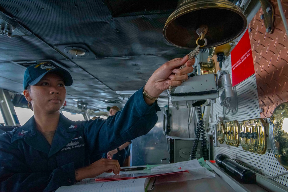 USS Ronald Reagan Underway Bridge Watches