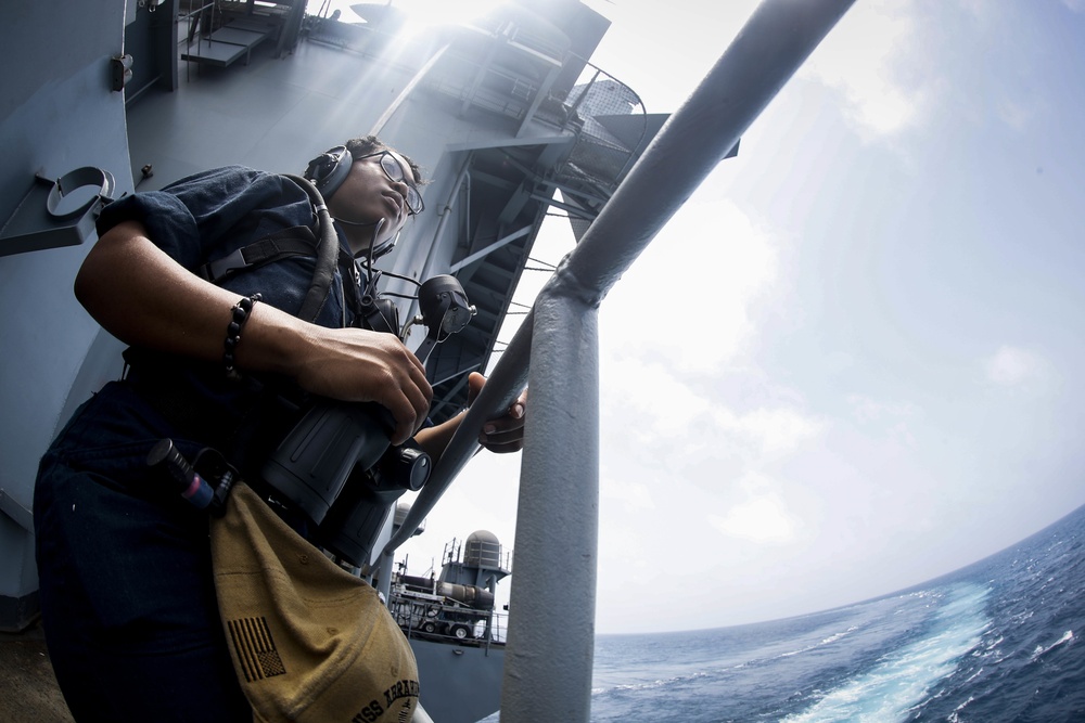 Daily operations aboard the Nimitz-class aircraft carrier USS Abraham Lincoln (CVN 72).