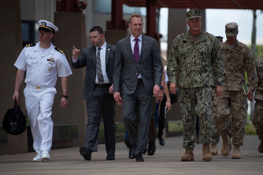 Acting Secretary of Defense Shanahan Visits Defense POW/MIA Accounting Agency