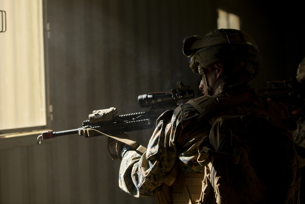 U.S. Marines conduct MOUT during Exercise Carabaroo