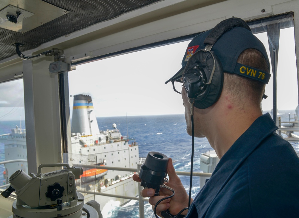 USS Ronald Reagan Underway Bridge Watches