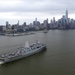 USS New York Departs 2019 Fleet Week New York