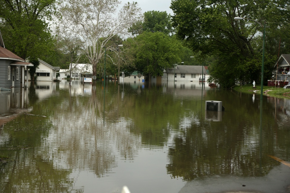 The Missouri National Guard responds to rising flood waters