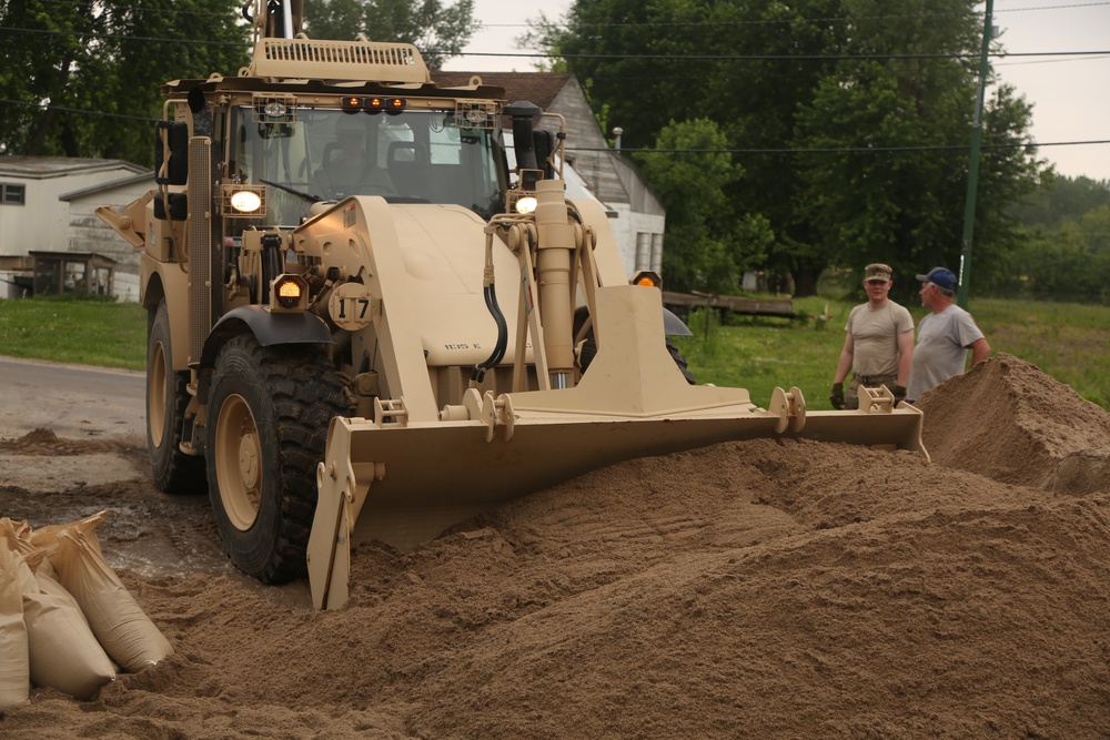 The Missouri National Guard responds to rising flood waters