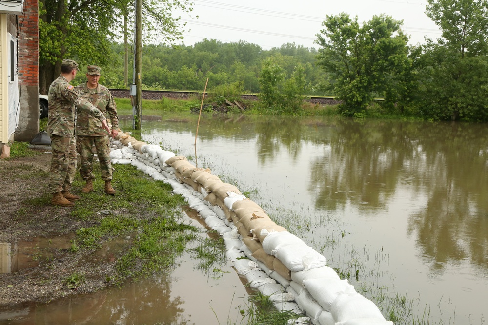 The Missouri National Guard responds to rising flood waters