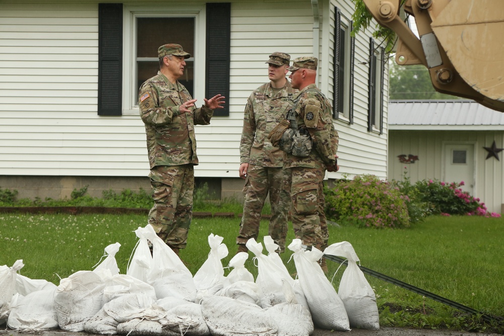 The Missouri National Guard responds to rising flood waters