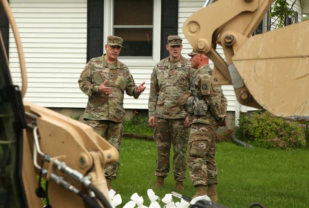 The Missouri National Guard responds to rising flood waters