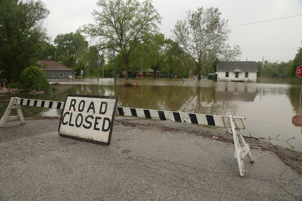 The Missouri National Guard responds to rising flood waters