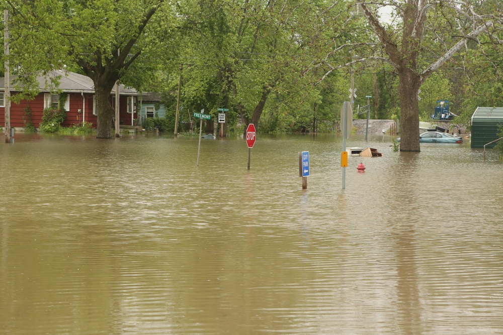 The Missouri National Guard responds to rising flood waters