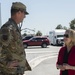 Marilyn M. Thomas visits Tyndall AFB