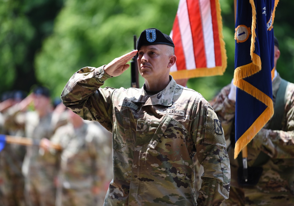 1st Battalion, 210th Aviation Regiment change of command ceremony