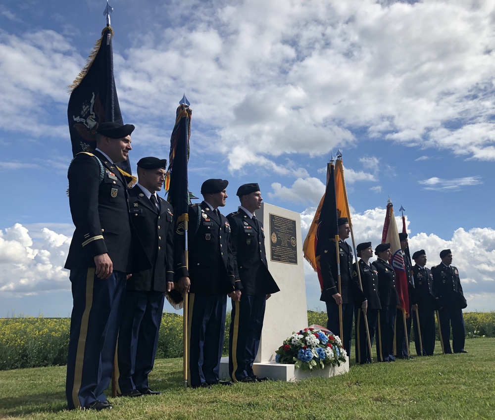 New York National Guard Soldiers salute WWI predecessors at memorial dedication in France