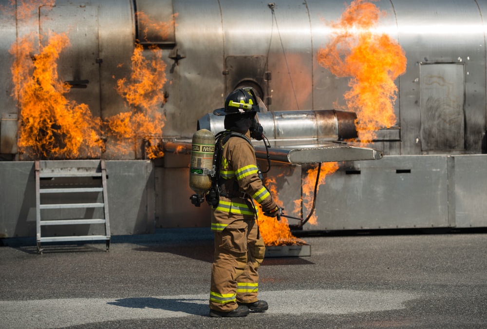 JB Charleston conducts annual mobile aircraft fire training