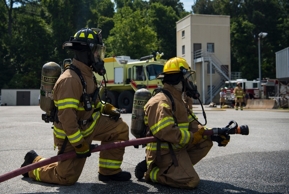 JB Charleston conducts annual mobile aircraft fire training