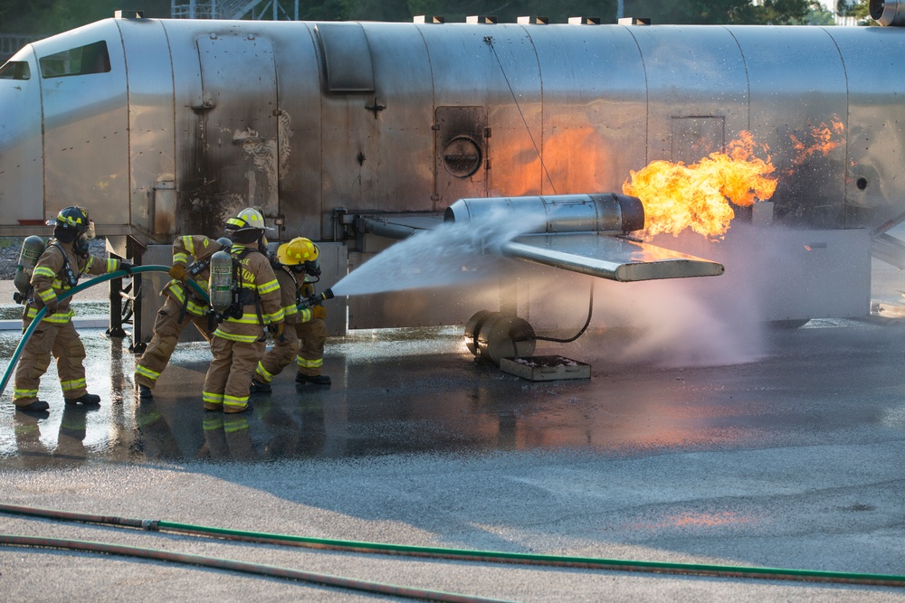 JB Charleston conducts annual mobile aircraft fire training