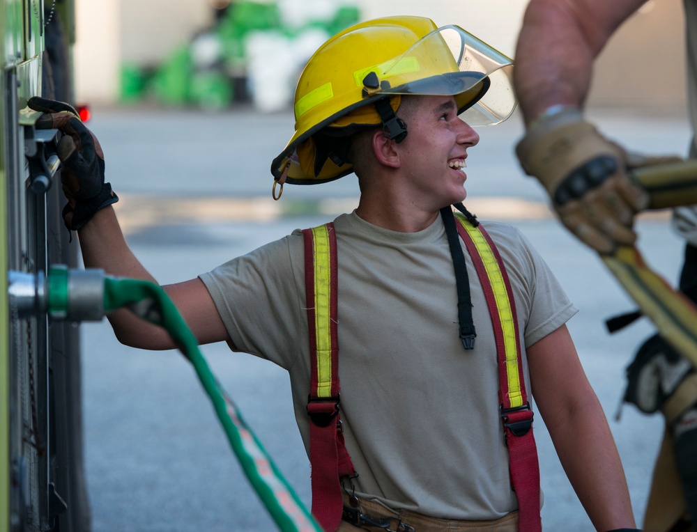 JB Charleston conducts annual mobile aircraft fire training