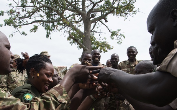 U.S. Army instructs UWA leadership class in Uganda