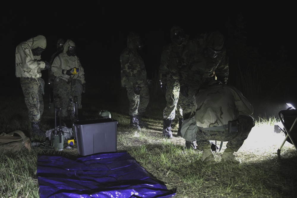CBRN Marines conduct training at Guardian Centers of Georgia