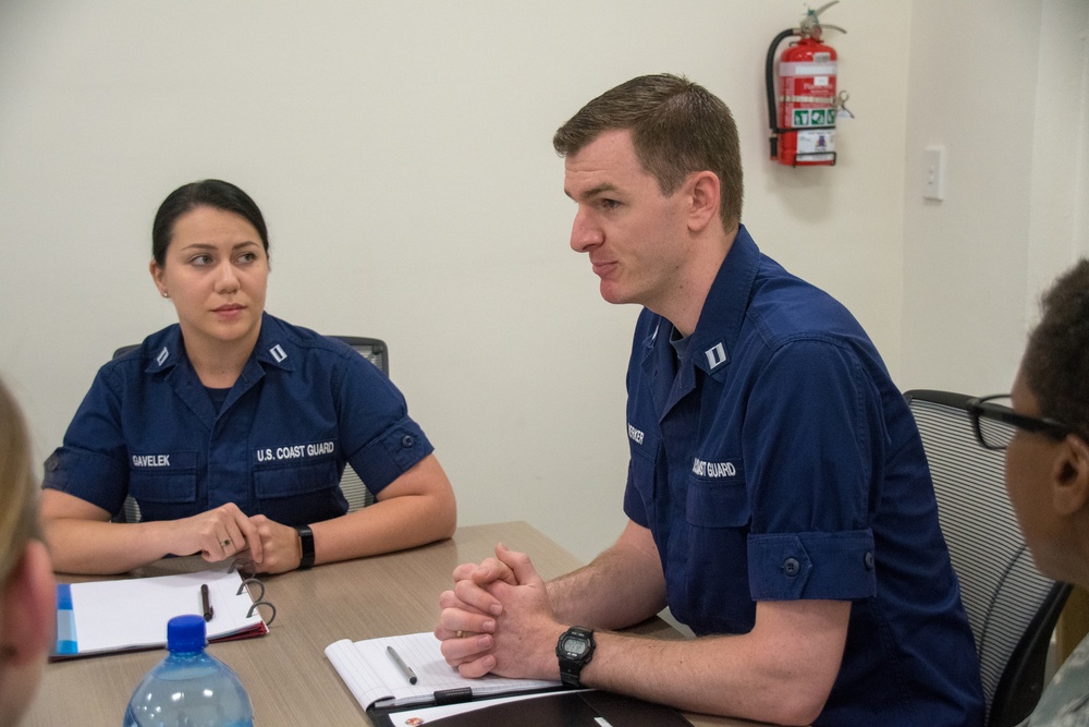 Coast Guard members visit the Kingdom of Tonga for Maritime Security discussions