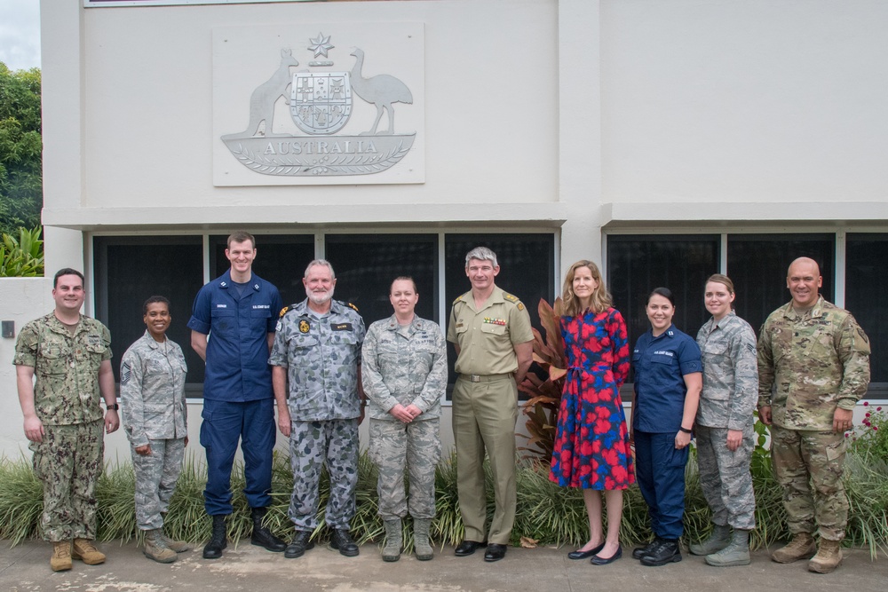 Australian High Commission meets with members from the United States Navy, United States Coast Guard and Nevada National Guard