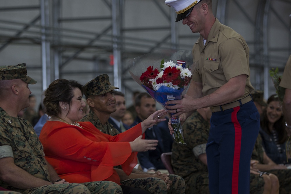 MALS-11 change of command ceremony