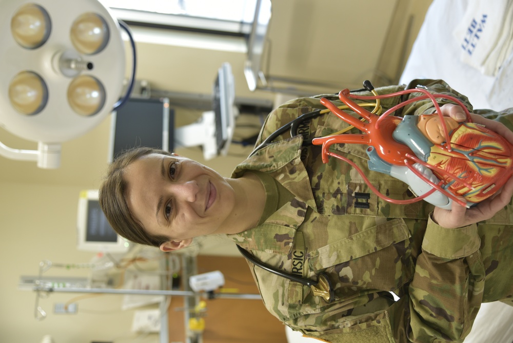 Army cardiologist - Captain (Dr.) Zorana Mrsic