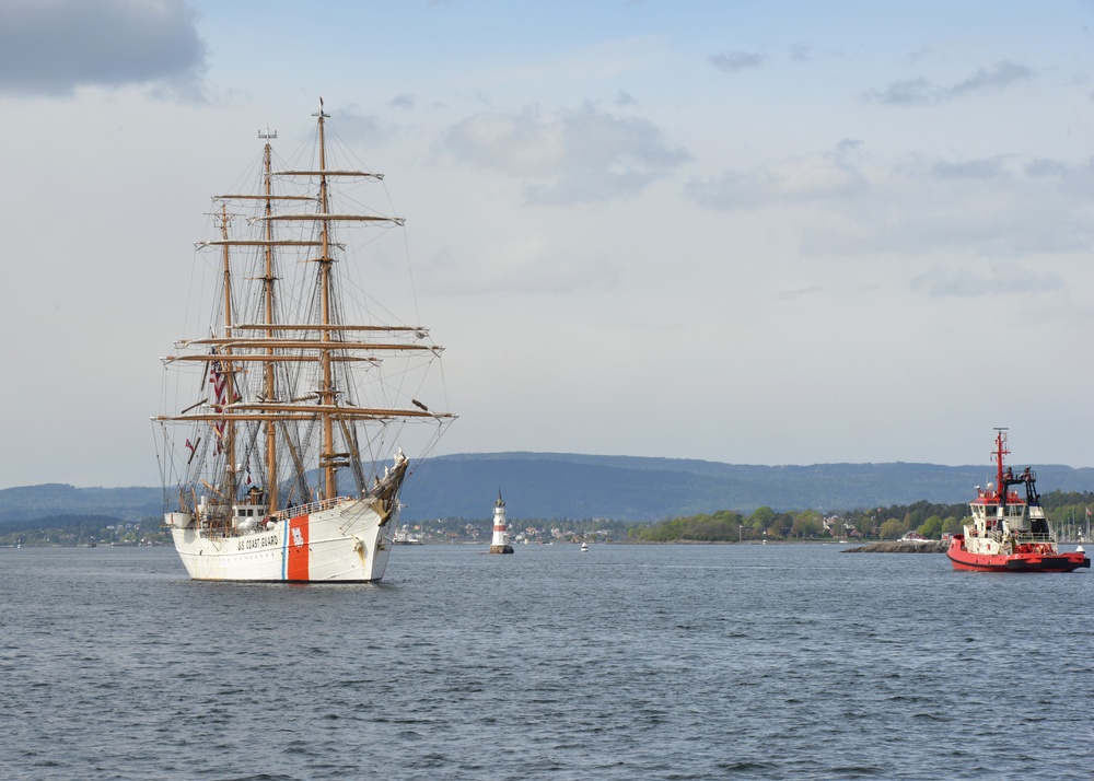 Coast Guard Tall Ship Eagle visits Norway