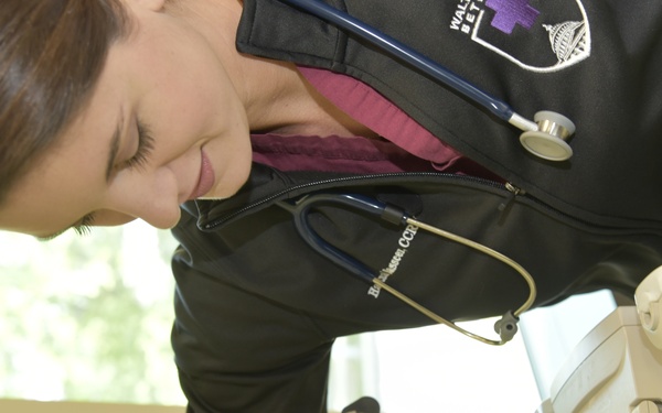 Hannah Sasscer, registered nurse at Walter Reed Bethesda