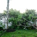 Housing area damaged by storm