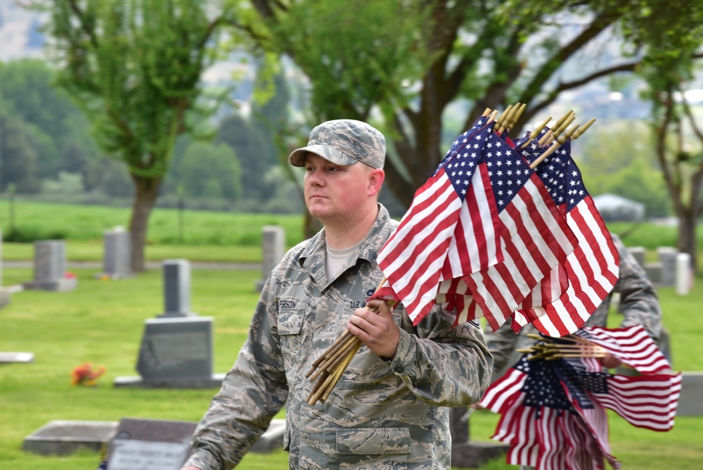 Kingsley Field Airmen honor fallen military for Memorial Day