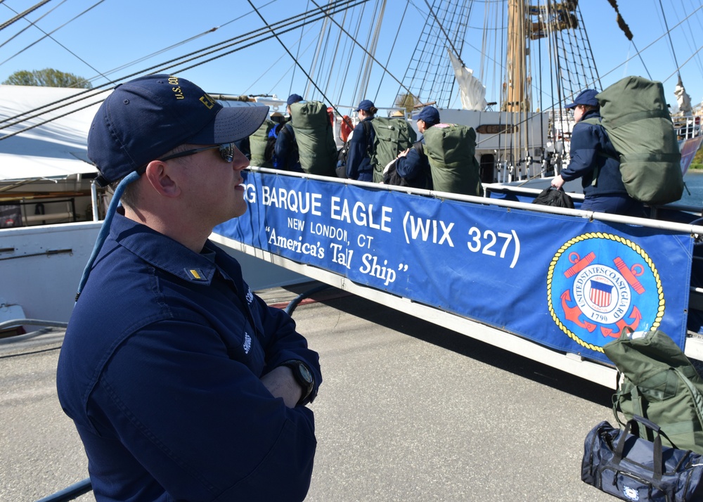 Coast Guard Academy cadets arrive in Germany