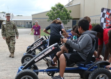 Texas Counterdrug Guardsmen support Blanco Middle School CoAPT coalition event