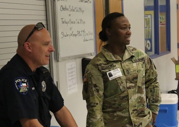 Texas Counterdrug Guardsmen support Blanco Middle School CoAPT coalition event