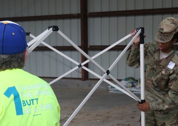 Texas Counterdrug Guardsmen support Blanco Middle School CoAPT coalition event