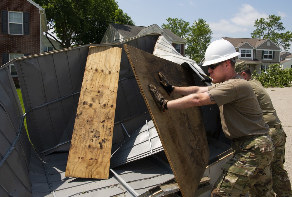 Tornado hits Wright-Patt